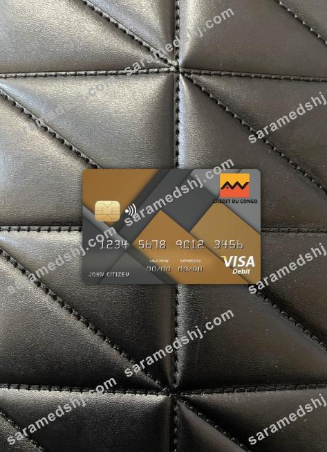 Congo Credit bank visa card photolook front